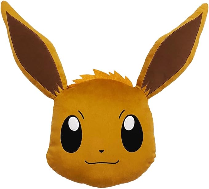 Franco Pokemon Eevee Kids Plush Pillow, Soft Decorative Cushion for Bedroom Décor & Gifts, 20 Inch, (Officially Licensed Product)