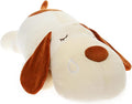 ERDAO Dog Plush Pillow, Soft Stuffed Animal Toy Plushie Body Pillow Gifts for Kids Girls Boys (Brown, 21.6 inch)