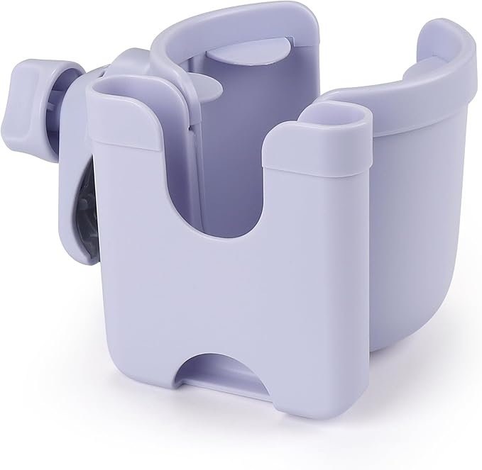 Accmor Stroller Cup Holder with Phone Holder, Bike Cup Holder, Universal Cup Holder for Uppababy Nuna Doona Strollers, 2-in-1 Cup Phone Holder for Stroller Bike Accessory