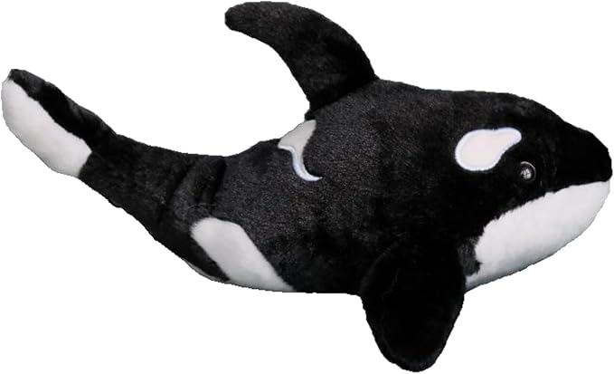 Make My Day Premium Orca Stuffed Animal - 11.8 Inches Orca Whale Plush Easter Gifts for Kids, Plush Toy Killer Whale Shark Stuffed Animal Gifts for Babies, Toddlers