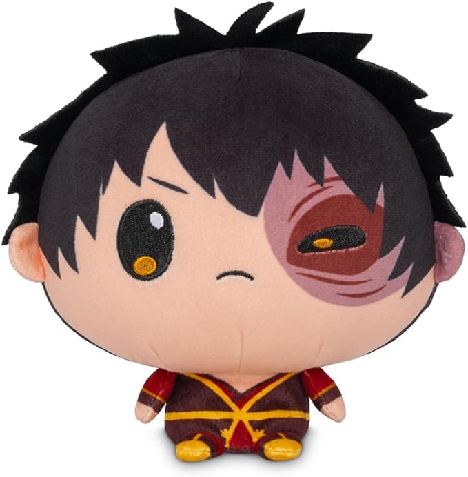 TeeTurtle Cloudheads Zuko Plush - 5-Inch Official Avatar the Last Airbender Stuffed Animal with Embroidered Details - Soft Cuddly Plush Toys for Kids, Teens, and Adults