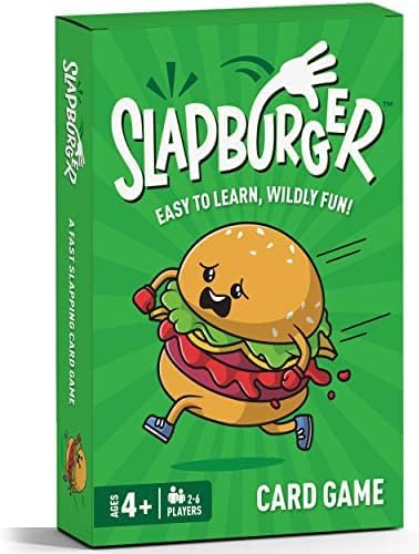Slapburger Card Game - Fast-Paced Kids and Family Games for Ages 4 and Up - Fun Card Game for Birthdays, Classroom, Camping, Game Night & Friends - Easy to Play, 2 to 6 Players, 15 Minutes Playtime