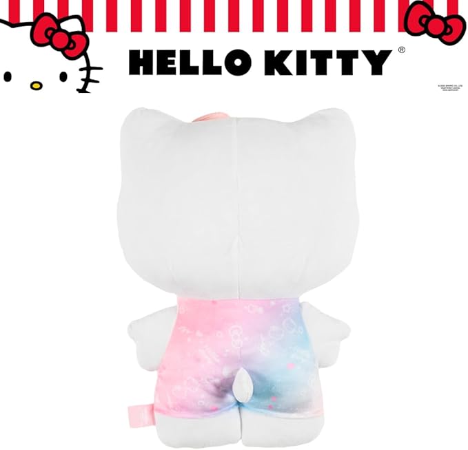 Hello Kitty 50th Bedding Super Soft Cozy Decorative Cuddle Pillow, (Officially Licensed Product) By Franco Collectibles