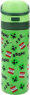 Minecraft Boom Green 24 Oz Stainless Steel Water Bottle