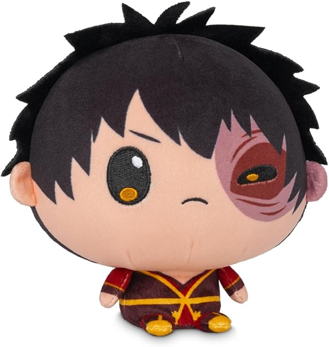 TeeTurtle Cloudheads Zuko Plush - 5-Inch Official Avatar the Last Airbender Stuffed Animal with Embroidered Details - Soft Cuddly Plush Toys for Kids, Teens, and Adults