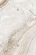 Light Switch Cover Plate Beige Marble Pattern 1 Gang No Device Blank Electrical Wall Plates Faceplate Decorative Switch Plate for living Room Bedroom Decor