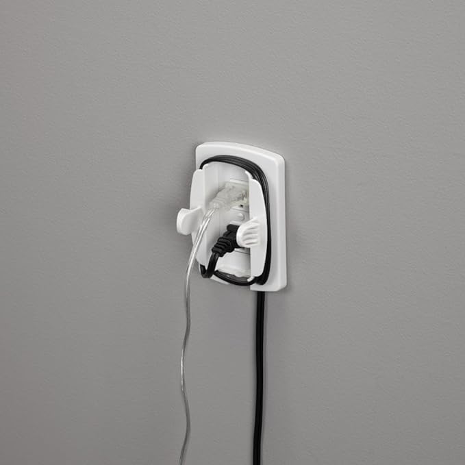 Safety 1st Outlet Cover with Cord Shortener for Baby Proofing (Pack of 12)