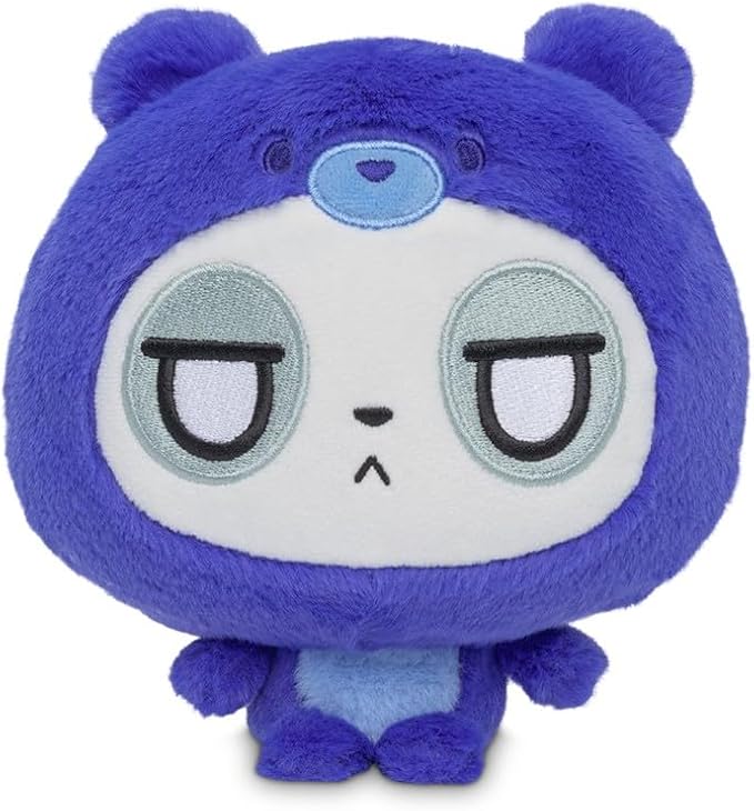 TeeTurtle Cloudheads Muffin the Panda Plush - 5-Inch Blueberry Cake Scented Teddy Berries Stuffed Animal with Embroidered Details - Soft Cuddly Plush Toys for Kids, Teens, and Adults