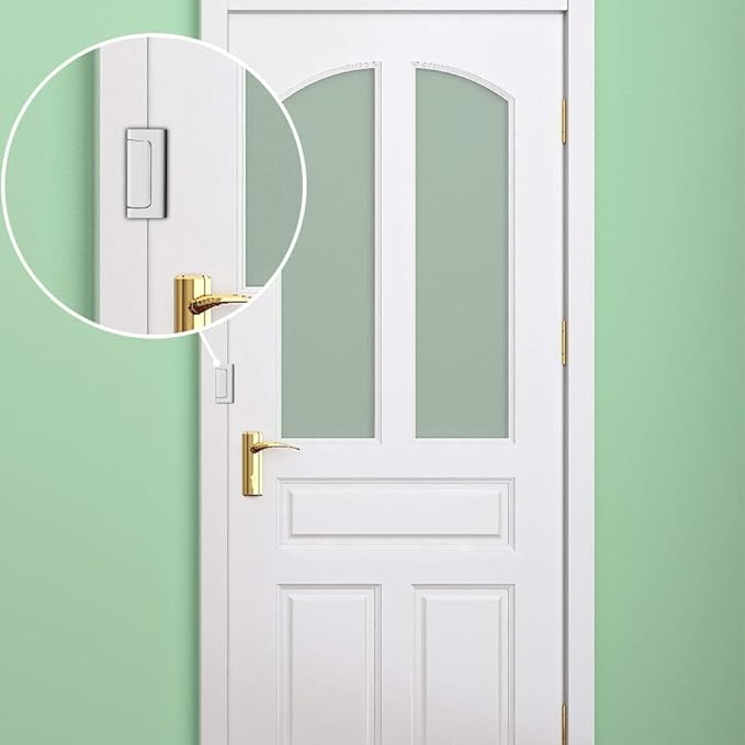 2 Pack Door Reinforcement Lock Home Security Door Lock Upgraded Door Locks for Front Door Kids Safety