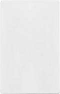 ENERLITES Screwless Blank Wall Plate, Child Safe Blank Device Outlet Cover, Standard Size, 1-Gang 4.68" x 2.93", Polycarbonate Thermoplastic, UL Listed, SI8801-W, Glossy, White