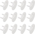 MECCANIXITY 12 Pack Outlet Covers Proofing, Plug Covers Easy Installation Electric Plug Protectors Safety Socket Cover Plugs Protector White