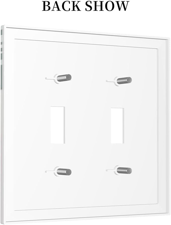 Light Switch Cover Boho Mid Century Sun Leaves 2 Gang Wall Plate Double Light Switch Plate Abstract Leaf Arch Toggle Decorative Outlet Covers Electrical Switchplate for Bathroom Home Decor
