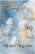 Decorative Light Switch Cover Plate Motivational Quotes Blue Abstract Texture 1 Gang No Device Single Blank Outlet Covers Wall Plates for Electrical Outlets Faceplate for Home Decor