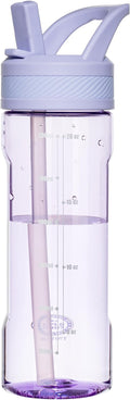 OLDLEY 20 kids Water Bottle with Straw,Tritan BPA-Free,Leak-Proof Design for Travel, Home, School, (Purple)