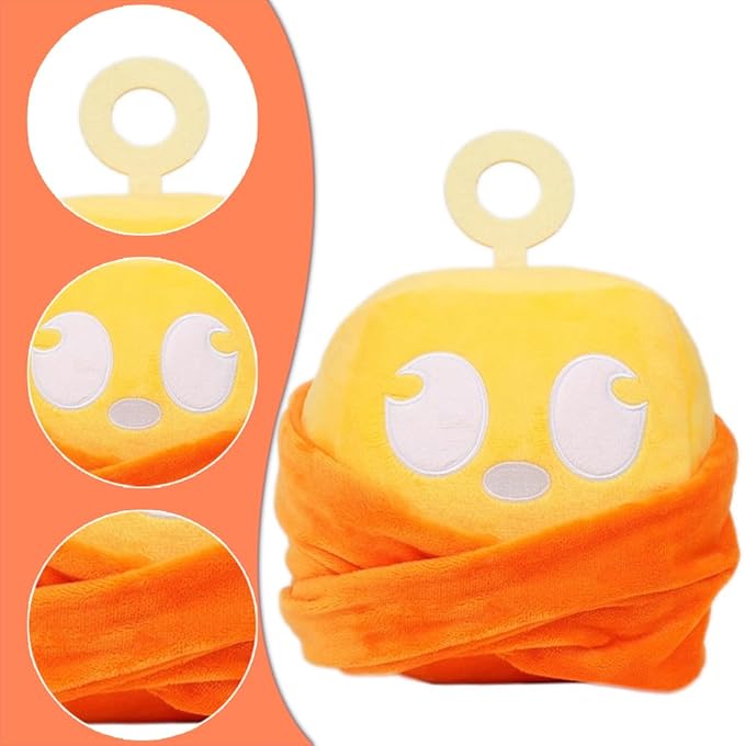 Zenitsu Plush Toy Fruits Plush Toy Stuffed Toys Video Game Pillow for Kids Birthday Xmas Gift (Buddha)