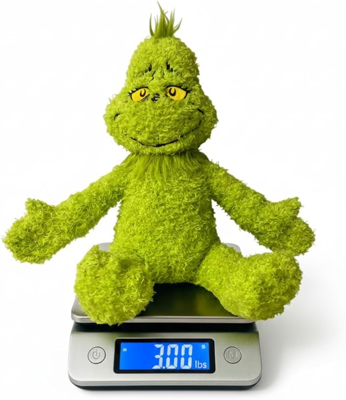 Franco Calm Dr. Seuss Grinch Bedding Super Soft Plush Calming 3Lb Weighted Cuddle Pillow Buddy, Comfort Pillow (Officially Licensed Product)