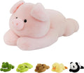 QUIRAI Weighted Stuffed Animals Pig Plush, 24" | 3.3 lb Pig Stuffed Animal, Pillowfort Weighted Plush Animals & Cute Plushies Gifts for Kids Adults