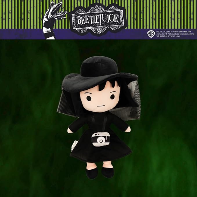 Beetlejuice Halloween Lydia Deetz Bedding Super Soft Plush Decorative Throw Pillow, (Officially Licensed Product) by Franco Collectibles