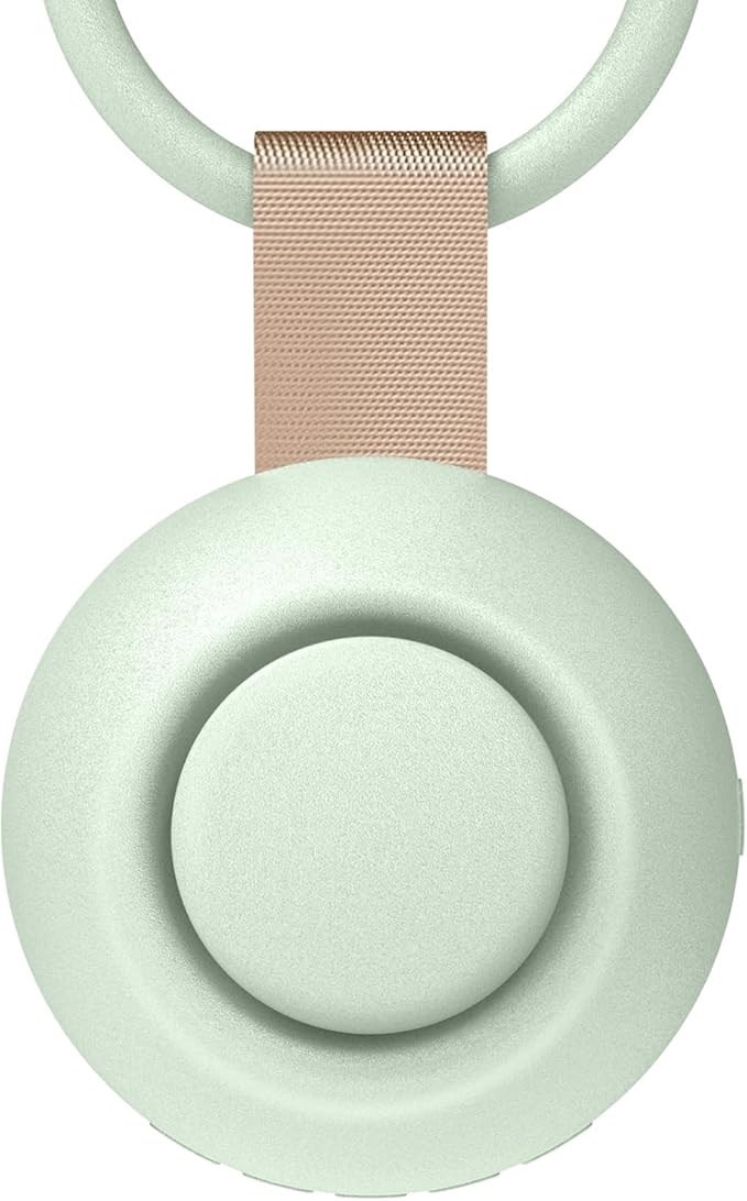 CHICWAY 2026 Mom's Choice Awards, Portable Sound Machine for Baby Adult, AI Cry Detection, 18 Soothing Sound, Bluetooth Rechargeable White Noise Machine for Home Office Travel, Nursery Light, Green