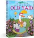 eeBoo Animal Old Maid Playing Card Game - 50 Animal Themed Cards, Classic Matching Card Game, Durable Oversized Cards, Screen-Free Fun, Ages 5+