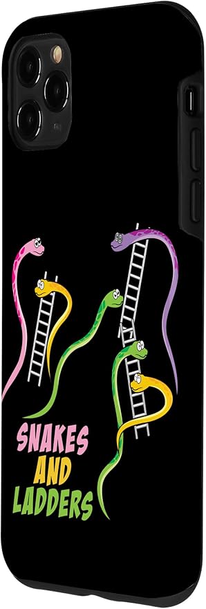 iPhone 11 Pro Max Snakes and Ladders Humor Board Game Gamer Womens Men Kids Case