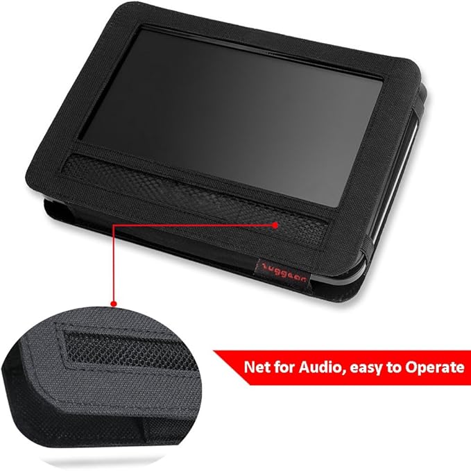 ZugGear DVD Player Headrest Mount Holder Portable DVD Player Mount Car Back seat Headrest Holder for Swivel & Flip 10 inch to10.5 inch