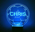 Night Light Multi Color Personalized LED Plug-in, Ultra-Slim Touch Night Light Smart Dusk to Dawn Sensor, Kids Children's Bedroom Kitchen Bathroom Hallway Play Room Variations (Soccer Ball)