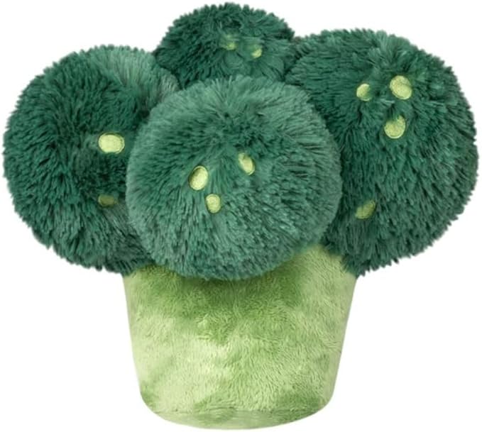 Squishable - Mini Broccoli - Comfort Food Collection - 9.5 in - Soft Toy Collectible Stuffed Animal