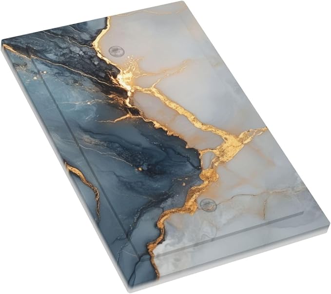 Abstract Blue Granite Luxury Texture Print 1 Gang Light Switch Cover Electrical No Device Wall Plate Switchplates Decorative Faceplate for Country Bedroom Kitchen Home Living Room Decor