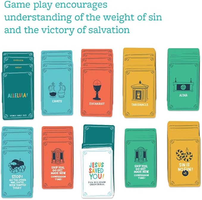 Alleluia! Catholic Card Game for Kids, Family Card Games