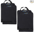 Enovoe Car Seat Protectors for Kids - 4 Pack Premium Quality Car Seat Cover Back Seat Offers Waterproof Protection from Mud and Scratches - 18" x 24" with Adjustable Straps and Games for Kids