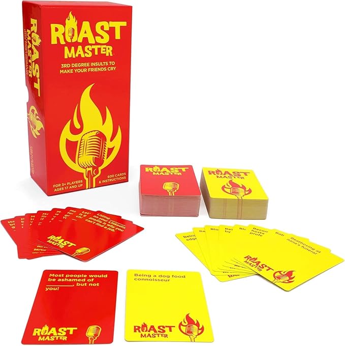 Kids Against Maturity: Funny Family Card Game for Kids Ages 17+ & Parents, Teens & Adults | Hilarious Party Game for Family Game Night | Super Fun (Roast Edition)