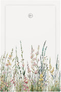 Light Switch Cover Plate Boho Wildflower Green Leaves Rustic Floral Botanical 1 Gang No Device Blank Electrical Wall Plates Faceplate Decorative Switch Plate for Bedroom living Room Decor