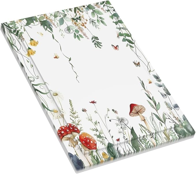 Light Switch Cover Plate Sage Plant Red Mushroom Butterfly Wild Flower 1 Gang No Device Blank Electrical Wall Plates Faceplate Decorative Switch Plate For Bed Room Kids Room Decor