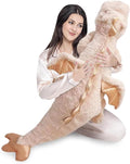 Pterosaur Stuffed Animal with Wings - Cute Soft Dinosaurs Plush Toys Little Flying Dragon Plushies Pillow Doll Christmas Birthday Gifts for Kids Boys Girls (Pink,51.18inch/130cm)