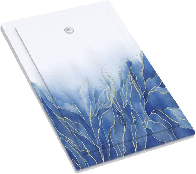 Light Switch Covers Blue Gold Leaf Marble Modern Abstract Decorative Switch Plates 1 Gang Blank No Device Outlet Covers Electrical WallPlates for Kitchen Bathroom Decor