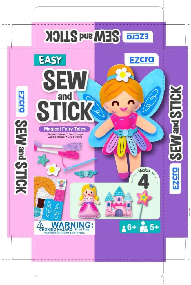 Sewing kit for kids (Princess 4-in-1)