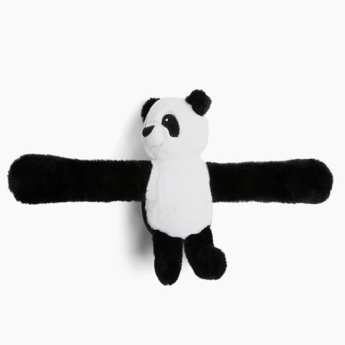 HUGIMALS Hug Babies Bowie the Panda Cute Mini Plush Stuffed Animal for Kids | Soft & Cuddly Portable Comfort Adorable On-The-Go Companion for Travel School & Adventures Ages 2+