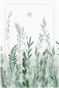 Watercolor Green Leaf Rustic Plant Eucalyptus Flowers Light Switch Cover Plate 1 Gang No Device Blank Electrical Wall Plates Faceplate Decorative Switch Plate for Bed Room Living Room Decor