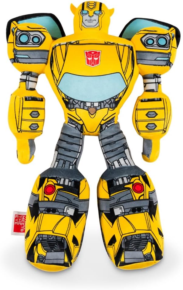 Transformer Bumblebee Kids Bedding Super Soft Cozy Cuddle Pillow, (Officially Licensed Product) by Franco