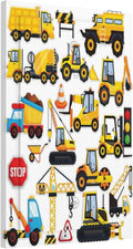 Yellow Truck Cartoon Transportation 1 Gang Light Switch Cover No Device Wall Plate Decorative Blank Switchplate Electrical Faceplate for Kidroom Bathroom Home Living Room Bedroom Art Panel Decorate