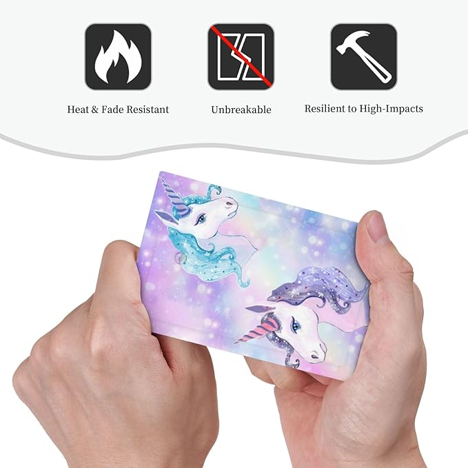 Purple/Blue Rainbow Unicorn Decorative 1 Gang No Device Blank Wall Plate Oversize Kid Girl Fantasy Cute Stars Cartoon Electric Unused Receptacle Decorator/Gfci Light Outlets/Switches Face Plate Cover