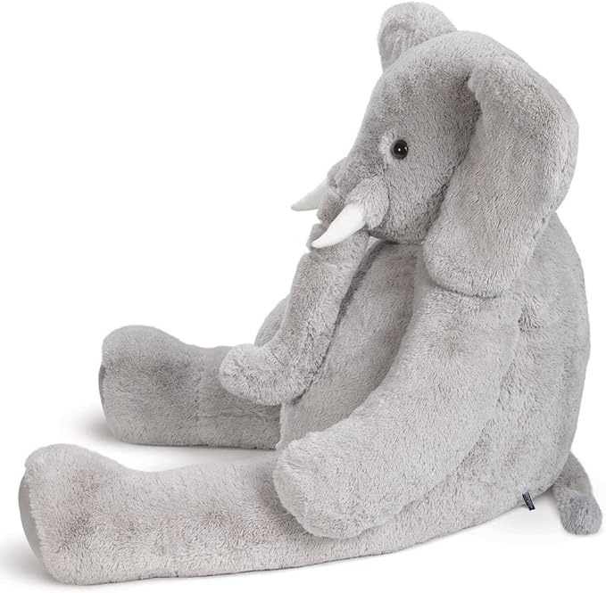 Vermont Teddy Bear Giant Elephant Stuffed Animal | 6 Foot Elephant Plush Toy | Collectible Plushies from Giant Cuddle Collection for Kids and Adults | Crafted in the USA