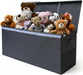 SoftOwl Extra Large Toy Storage Organizer with Lid - Sturdy, Collapsible Toy Chest Storage Box Design - Toys Bin with Dividers for Kids, Nursery, Bedroom, Playroom 37"x16"x14"