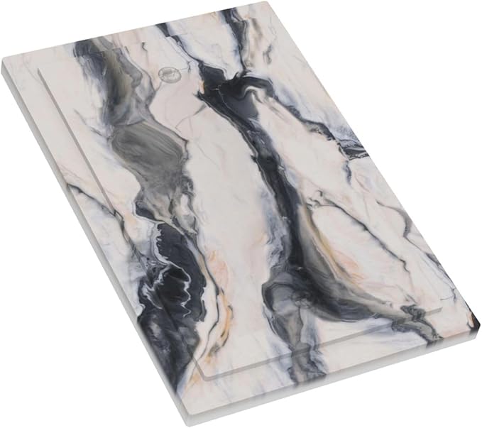 Abstract Marble Textured Modern Luxury Print Light Switch Cover Plate 1 Gang No Device Blank Electrical Wall Plates Faceplate Decorative Switch Plate Covers for Bathroom Kitchen Decor