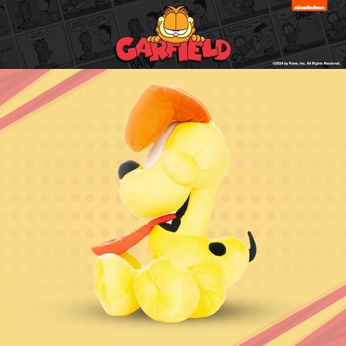 Garfield Odie Bedding Super Soft Cozy Decorative Cuddle Pillow, (Officially Licensed Product) By Franco Collectibles
