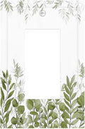 Green Eucalyptus Plant Leaves Vine Decorative Outlet Covers 1 Gang Single Rocker Light Switch Cover Plate Wall Plates GFCI Faceplate for Bed Room Living Room Decor