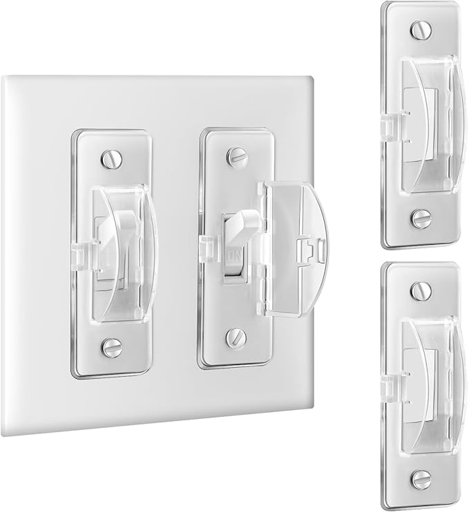 Roxiuc Switch Guard - Light Switch Cover Guard - Childproof - Clear (1pc)