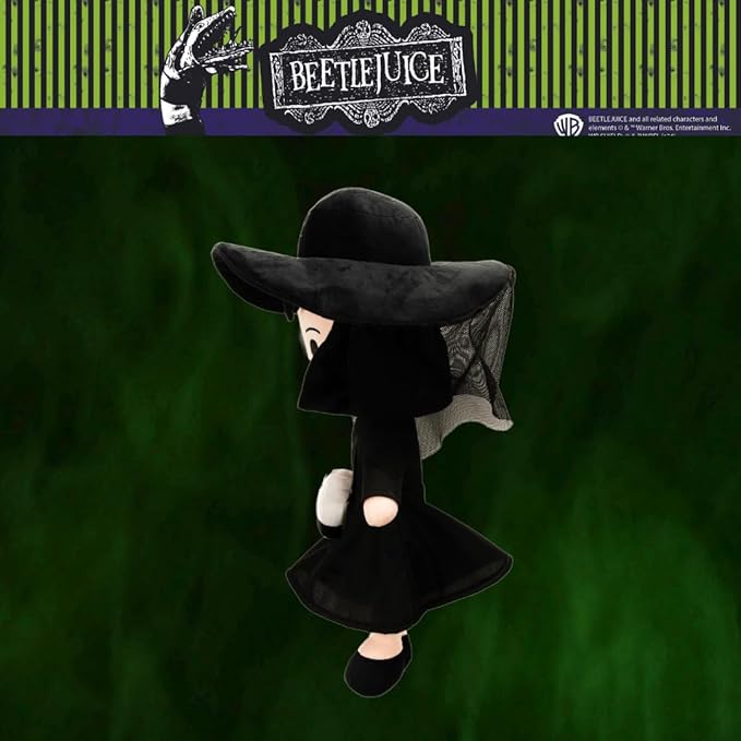 Beetlejuice Halloween Lydia Deetz Bedding Super Soft Plush Decorative Throw Pillow, (Officially Licensed Product) by Franco Collectibles