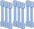 Bates- Child Safety Strap Locks, 8 Pack, Baby Blue, Child Locks for Cabinets and Drawers